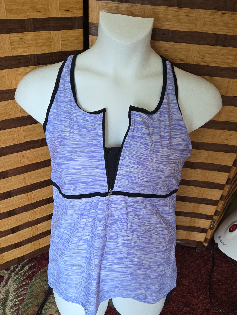 Free Country W/ Cups Zip Up Athletic Tank